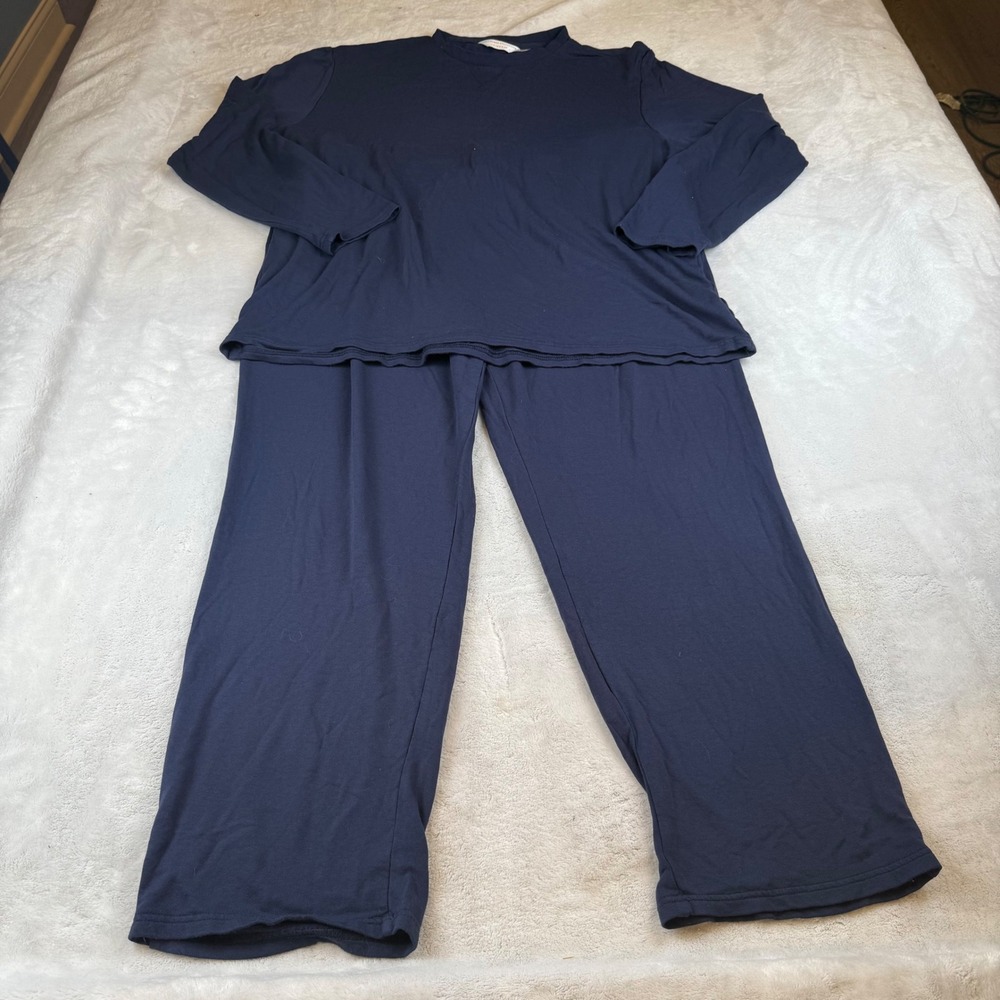 Primark The Lounge Collection 2XL Blue Pajama Set Loungewear Sleepwear Mens‎